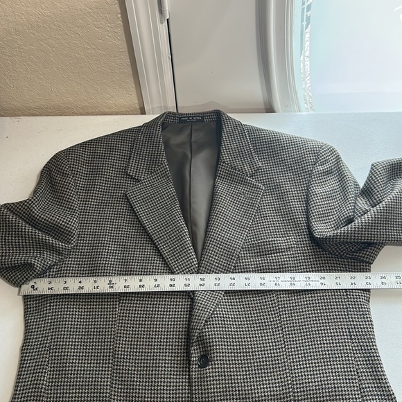 Macy’s Club Room, Mens, Brown Herringbone 100% Wool, Sport Coat/Blazer, Size 44R - Picture 4 of 10